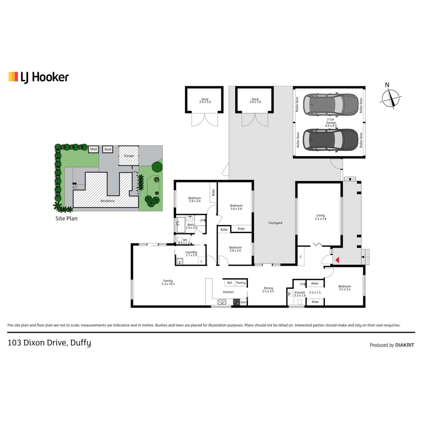 Floorplan of Homely house listing, 103 Dixon Drive, Duffy ACT 2611