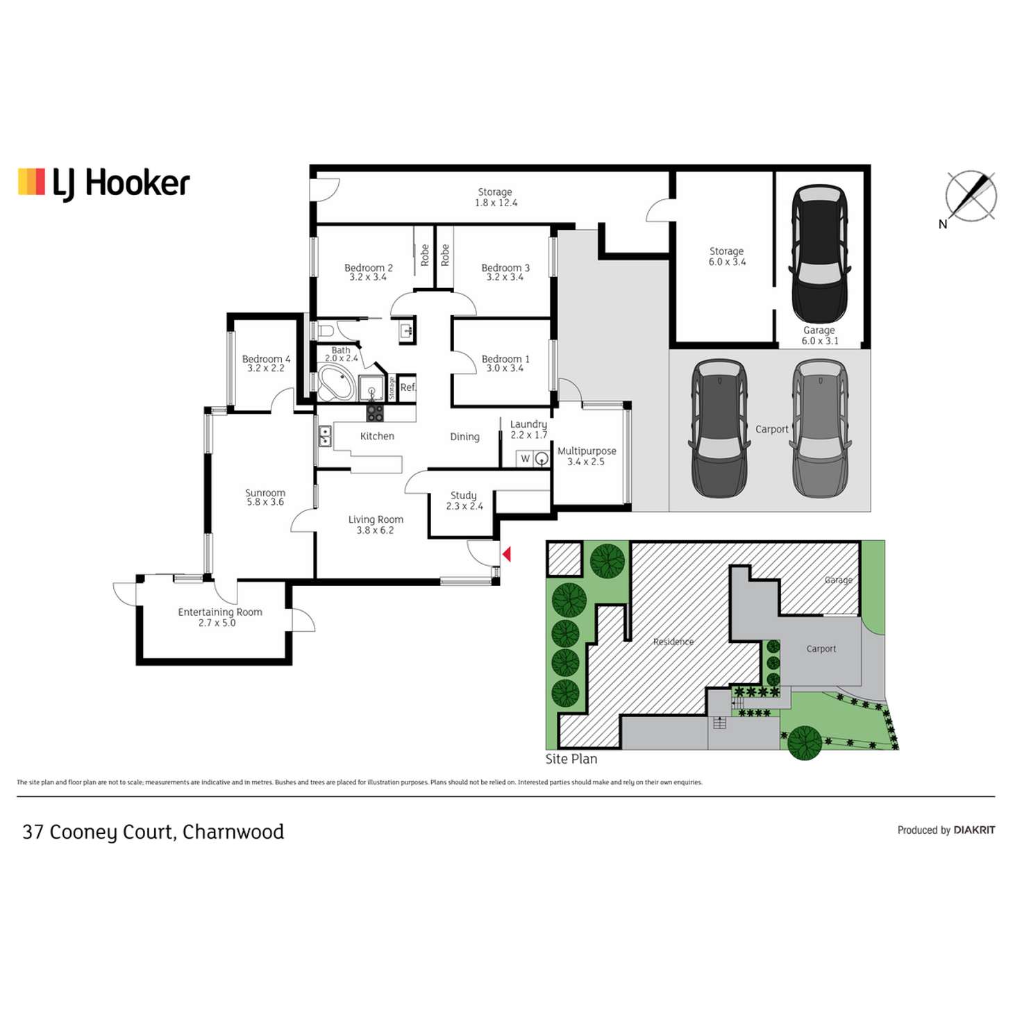 Floorplan of Homely house listing, 37 Cooney Court, Charnwood ACT 2615