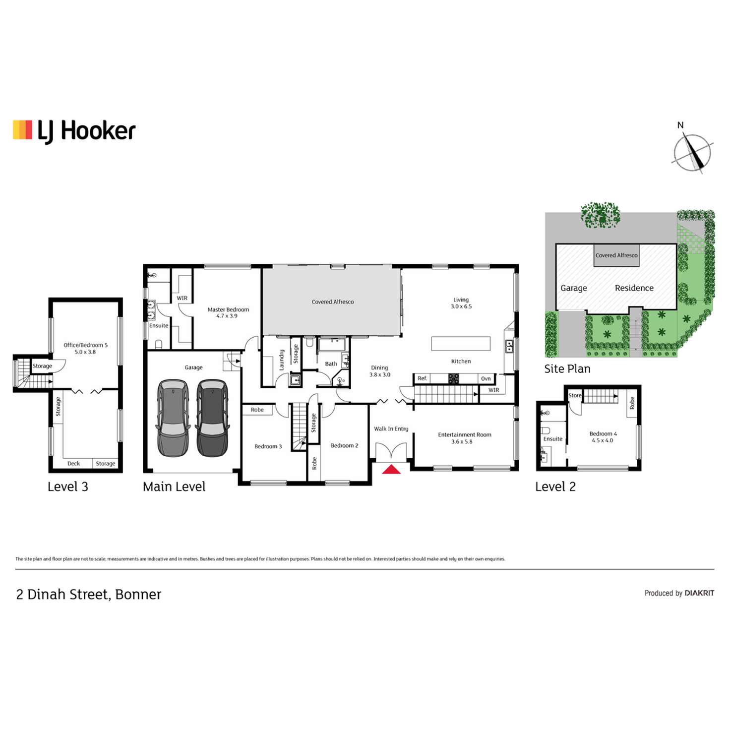 Floorplan of Homely house listing, 2 Dinah Street, Bonner ACT 2914