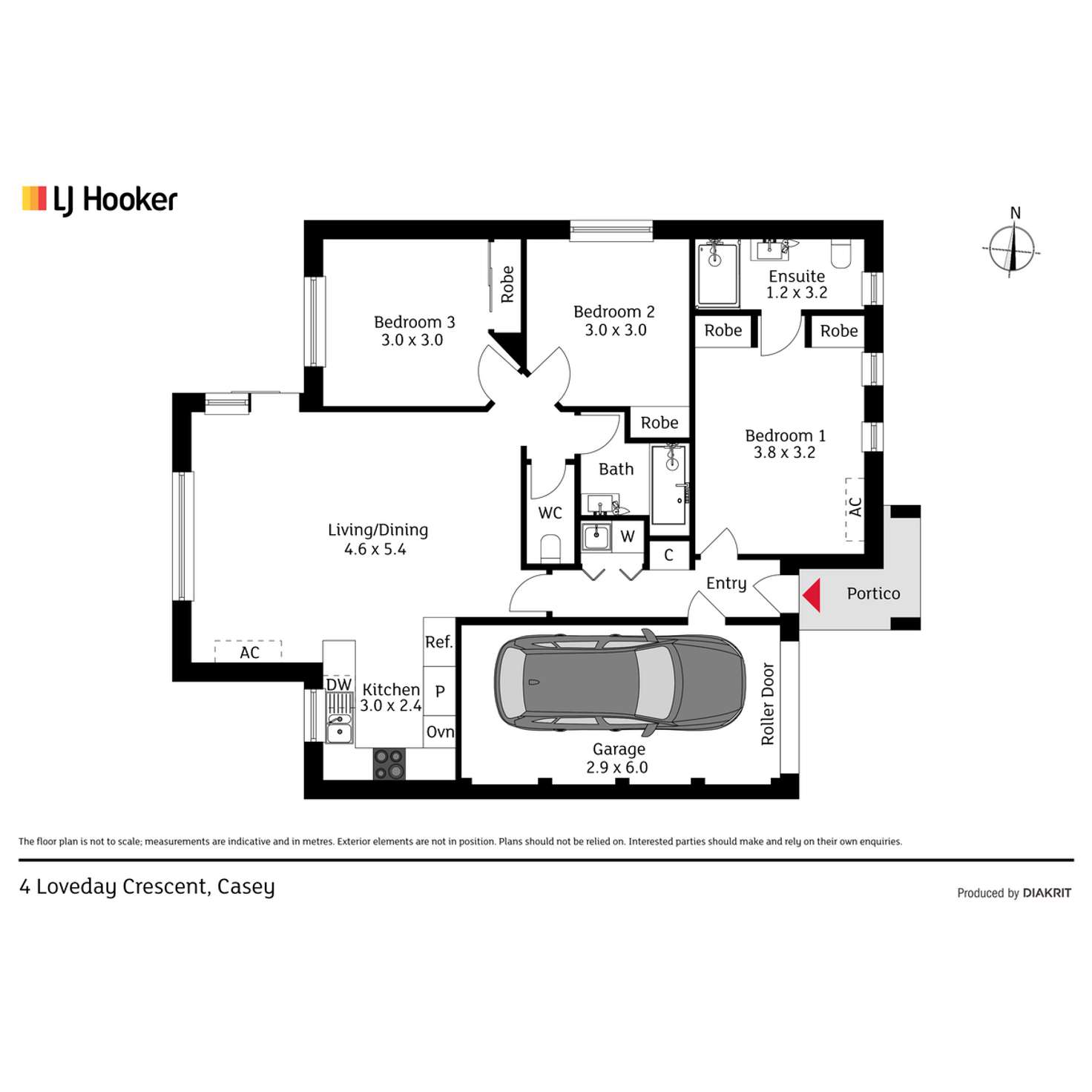 Floorplan of Homely house listing, 4 Loveday Crescent, Casey ACT 2913