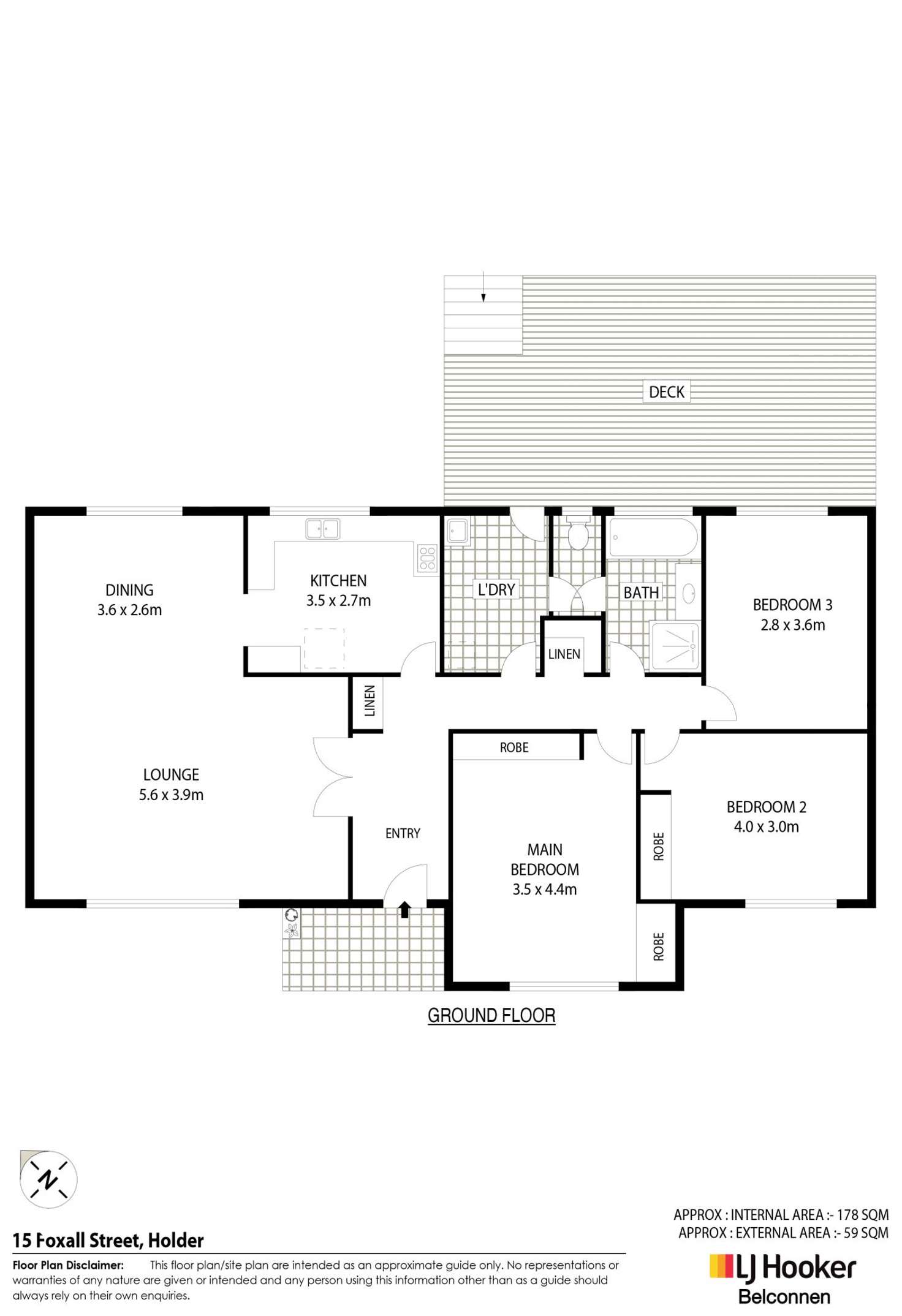 Floorplan of Homely house listing, 15 Foxall Street, Holder ACT 2611