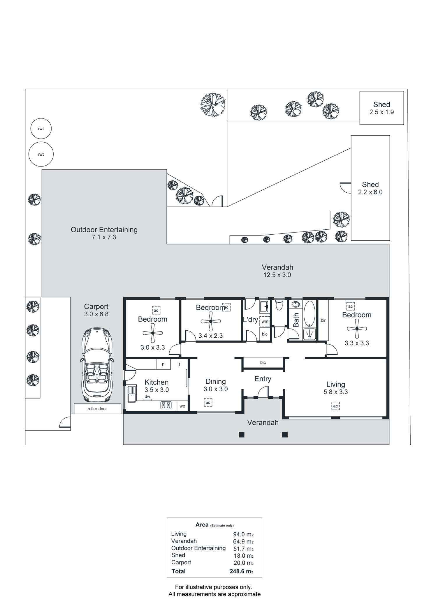 Floorplan of Homely house listing, 18 Fraser Avenue, Happy Valley SA 5159