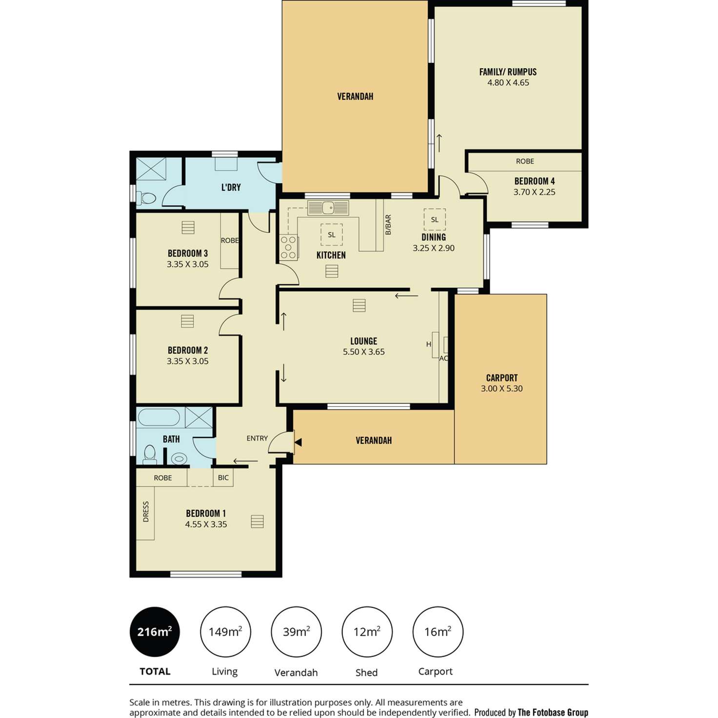 Floorplan of Homely house listing, 5 Egmont Avenue, Warradale SA 5046