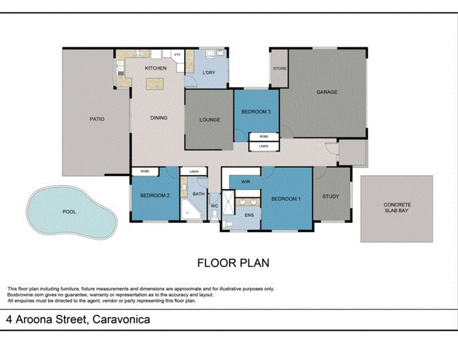 Floorplan of Homely house listing, 4 Aroona Street, Caravonica QLD 4878