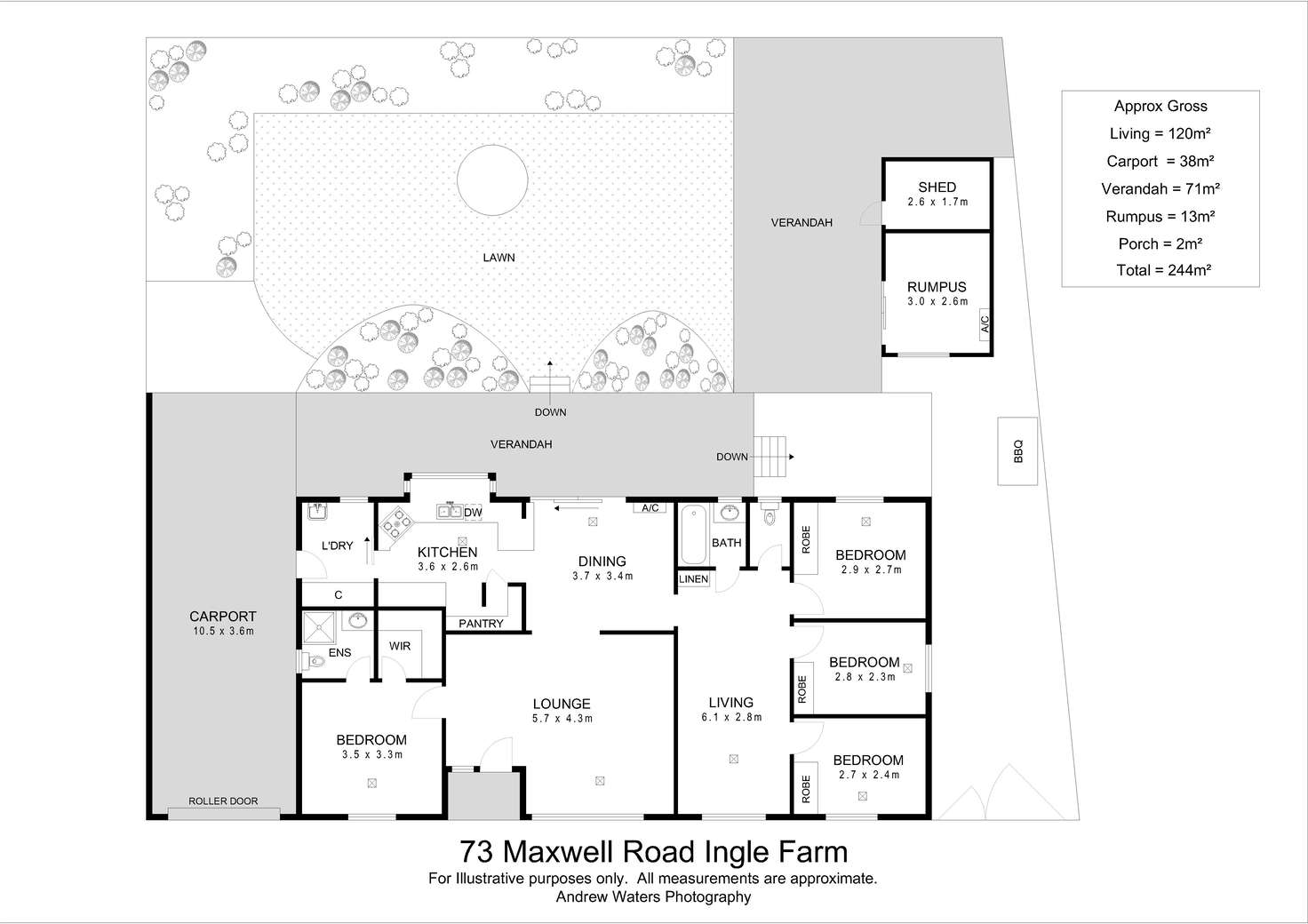 Floorplan of Homely house listing, 73 Maxwell Road, Ingle Farm SA 5098
