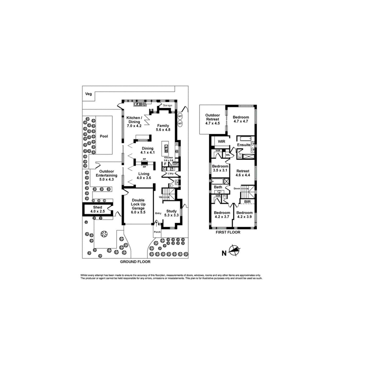 Floorplan of Homely house listing, 7 Feather Place, Point Cook VIC 3030