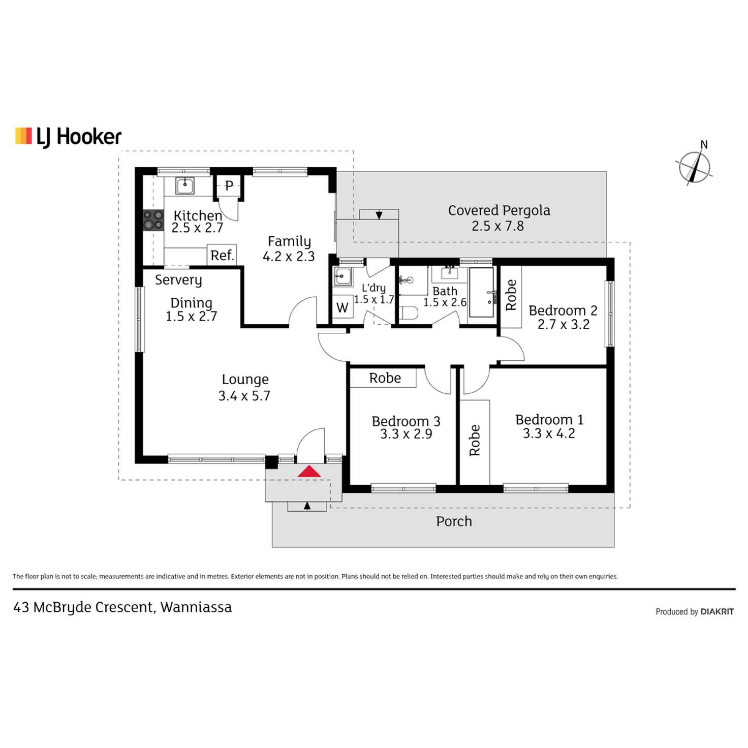 Floorplan of Homely house listing, 43 McBryde Crescent, Wanniassa ACT 2903