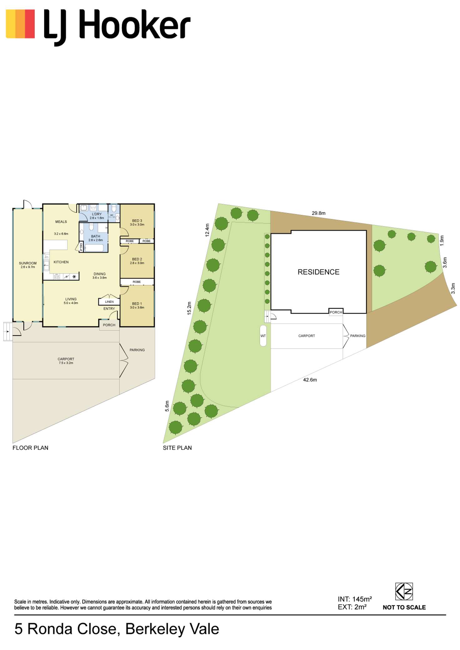 Floorplan of Homely house listing, 5 Ronda Close, Berkeley Vale NSW 2261