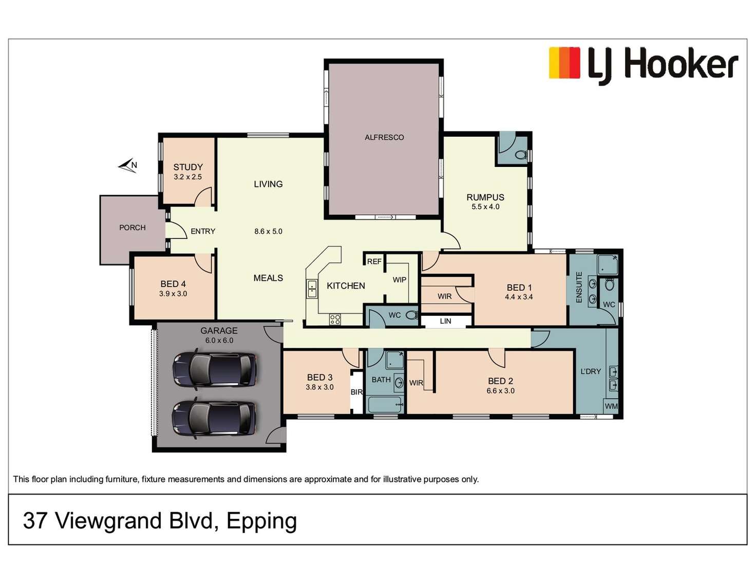 Floorplan of Homely house listing, 37 Viewgrand Boulevard, Epping VIC 3076