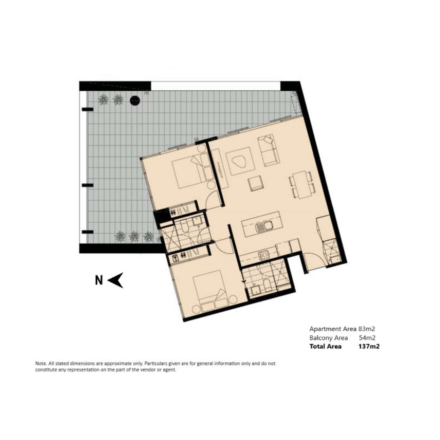 Floorplan of Homely apartment listing, 103/18 Tribeca Drive, Point Cook VIC 3030