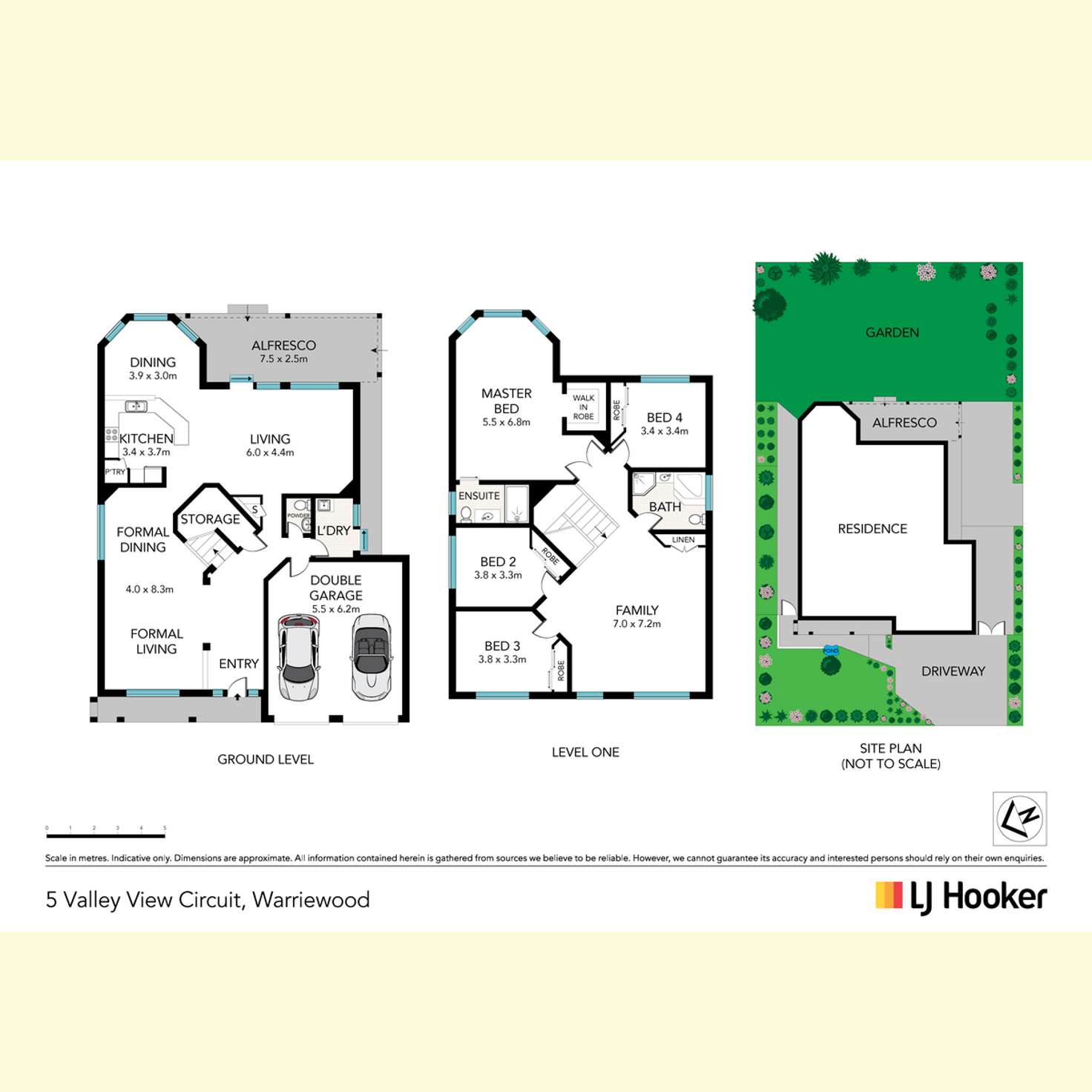 Floorplan of Homely house listing, 5 Valley View Circuit, Warriewood NSW 2102