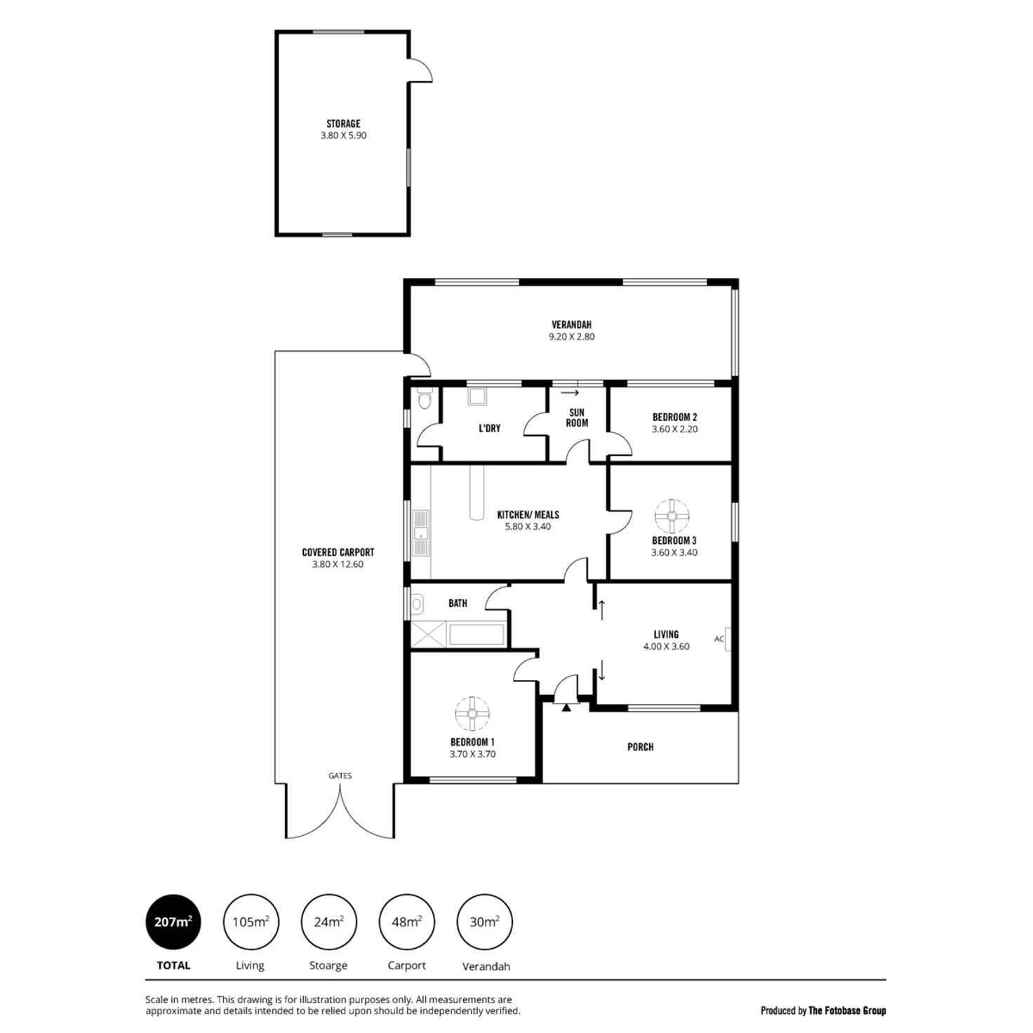 Floorplan of Homely house listing, 1 Cudmore Terrace, Marleston SA 5033