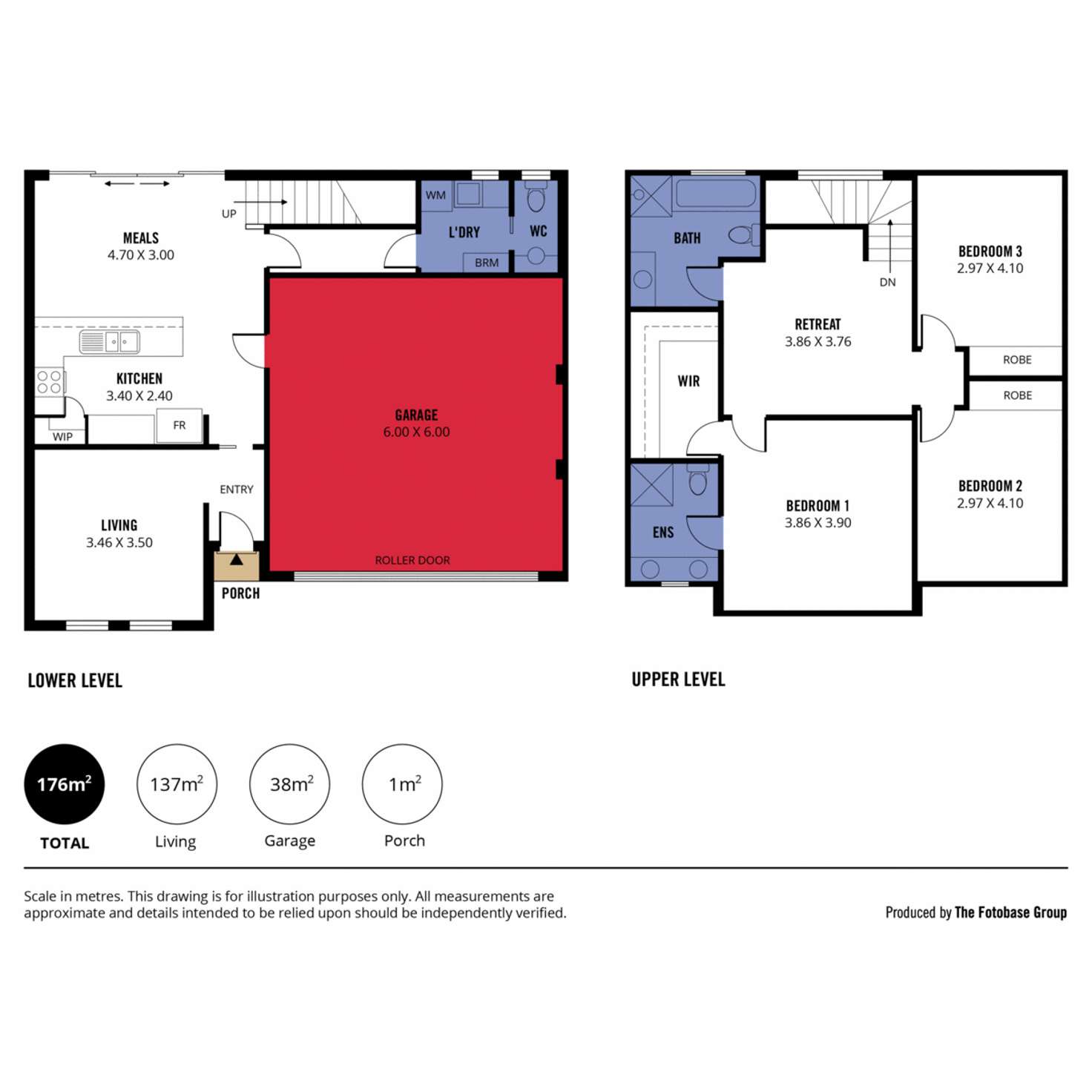 Floorplan of Homely townhouse listing, 4/83 Fenton Avenue, Christies Beach SA 5165