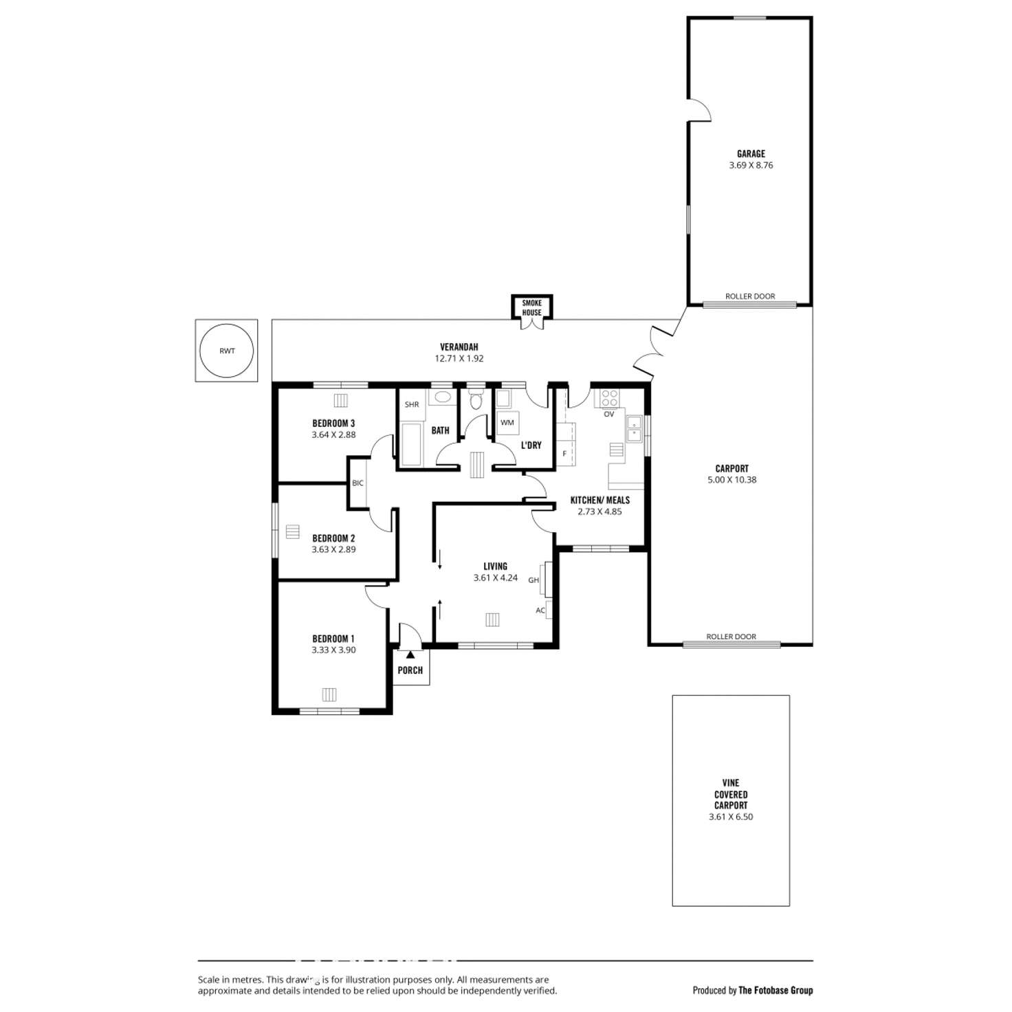 Floorplan of Homely house listing, 16 Pierson Street, Hectorville SA 5073