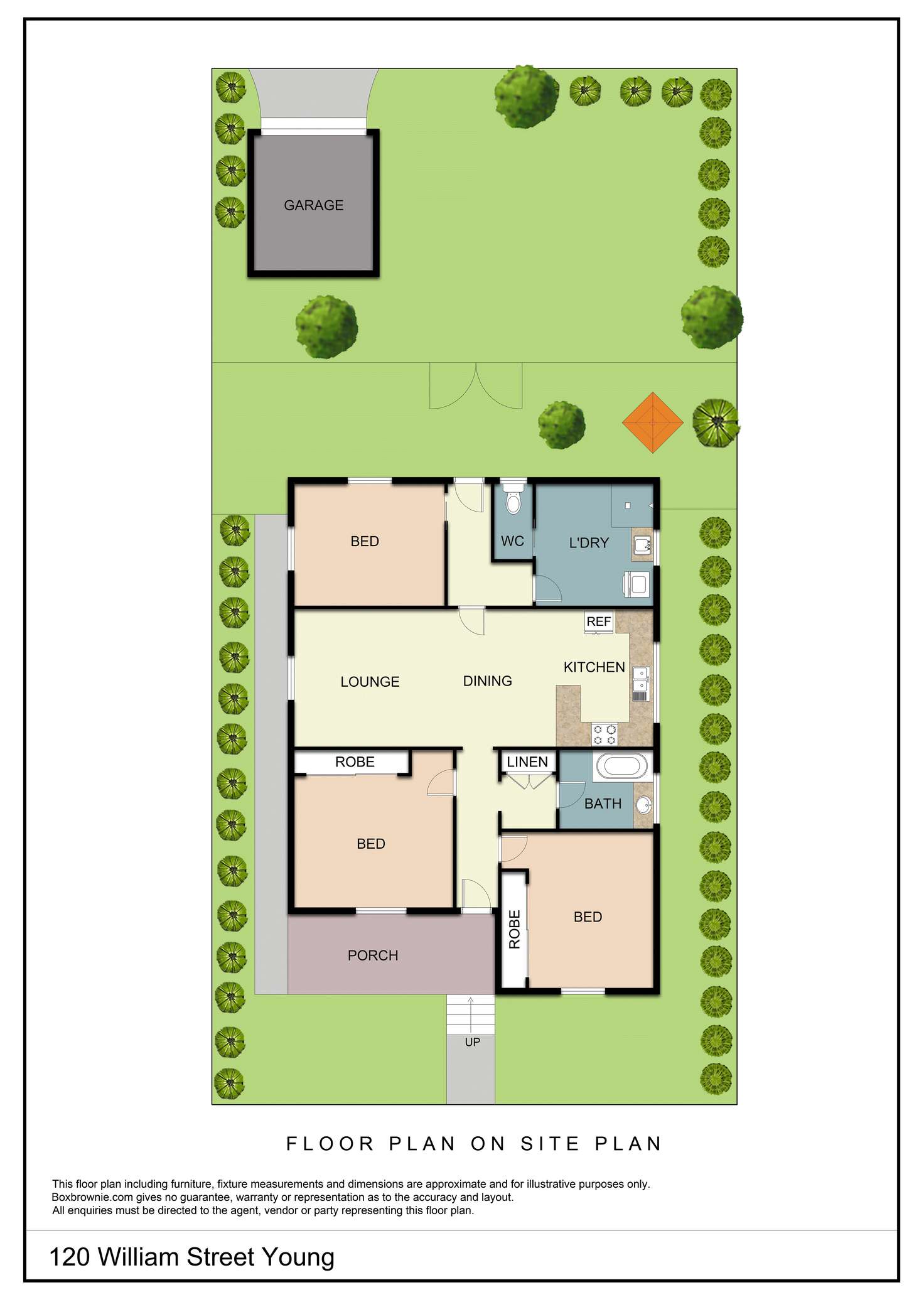 Floorplan of Homely house listing, 120 William Street, Young NSW 2594