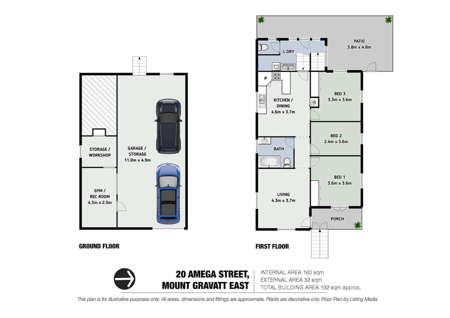 Floorplan of Homely house listing, 20 Amega Street, Mount Gravatt East QLD 4122