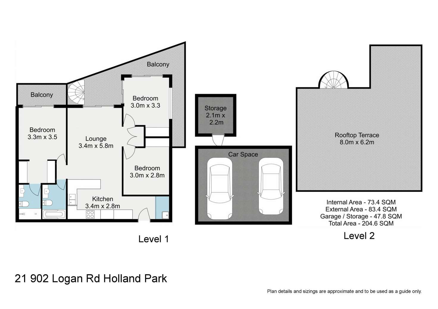 Floorplan of Homely unit listing, 21/902 Logan Road, Holland Park West QLD 4121