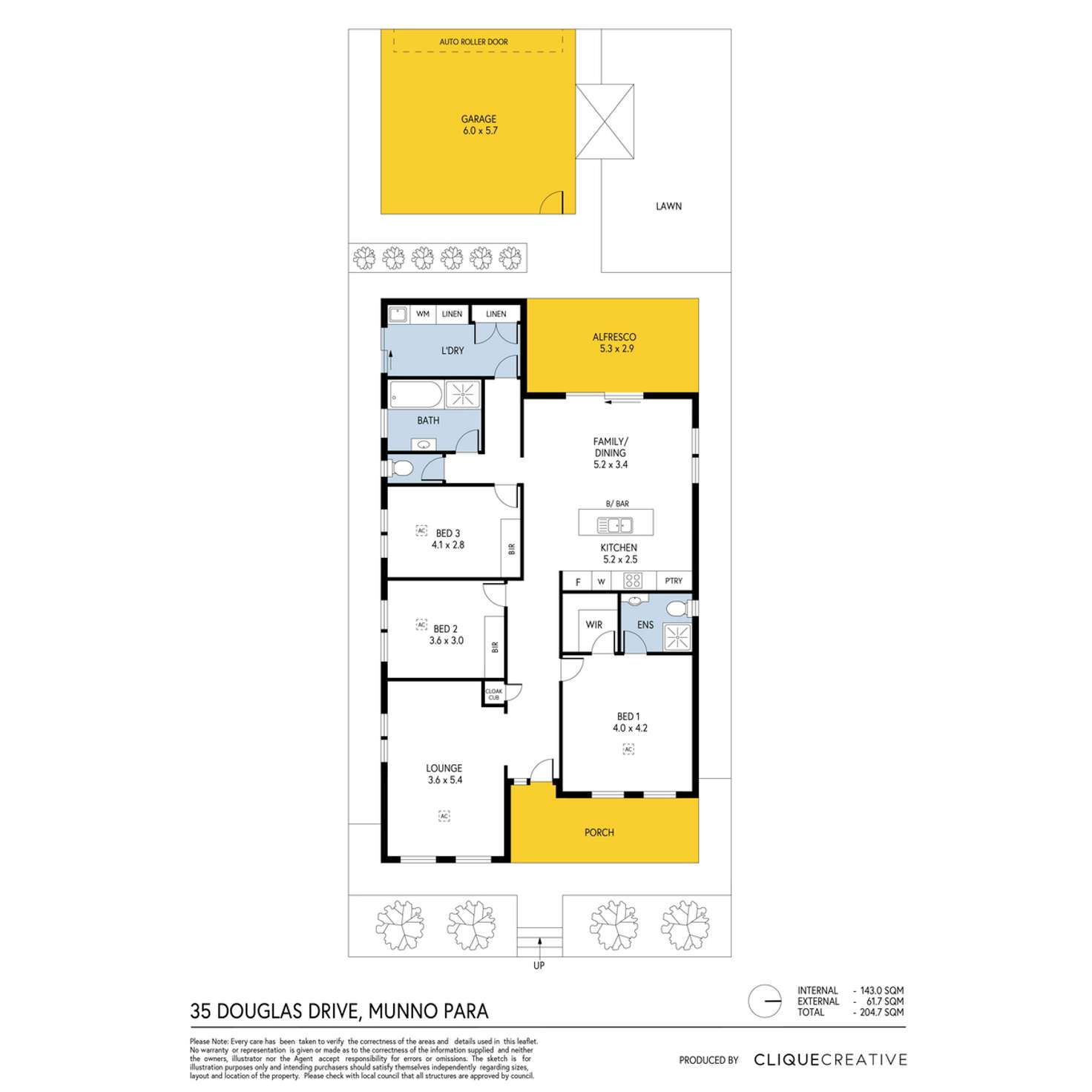 Floorplan of Homely house listing, 35 Douglas Drive, Munno Para SA 5115