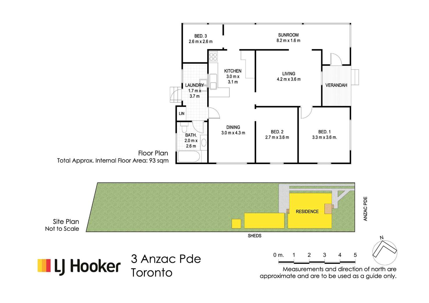 Floorplan of Homely house listing, 3 Anzac Parade, Toronto NSW 2283