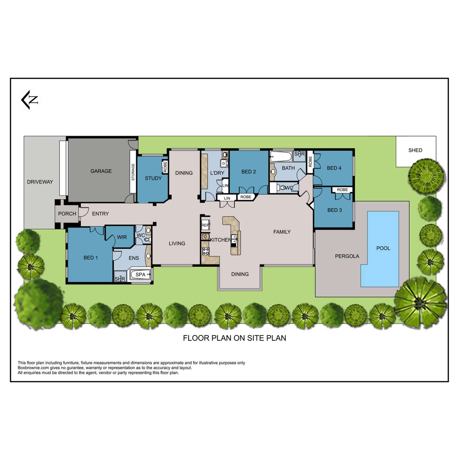 Floorplan of Homely house listing, 10 Sassari Court, Point Cook VIC 3030