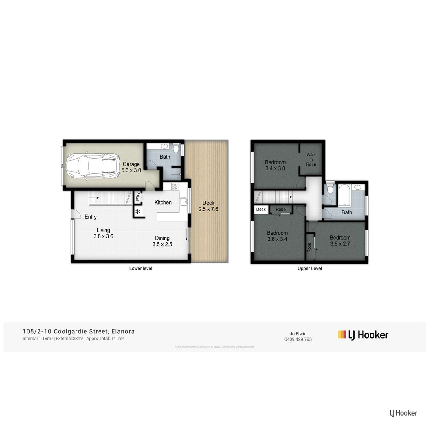 Floorplan of Homely townhouse listing, 105/2-10 Coolgardie Street, Elanora QLD 4221