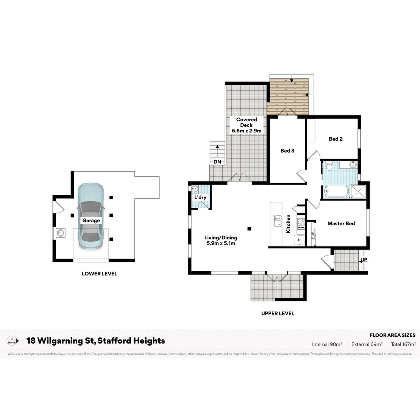 Floorplan of Homely house listing, 18 Wilgarning Street, Stafford Heights QLD 4053