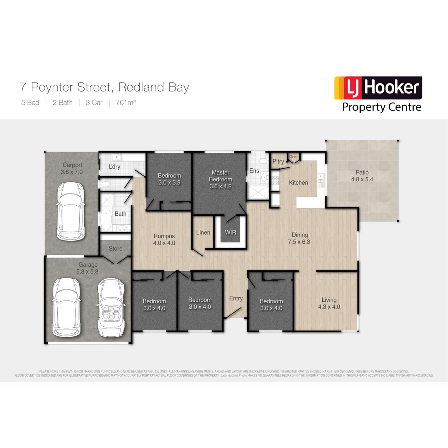 Floorplan of Homely house listing, 7 Poynter Street, Redland Bay QLD 4165