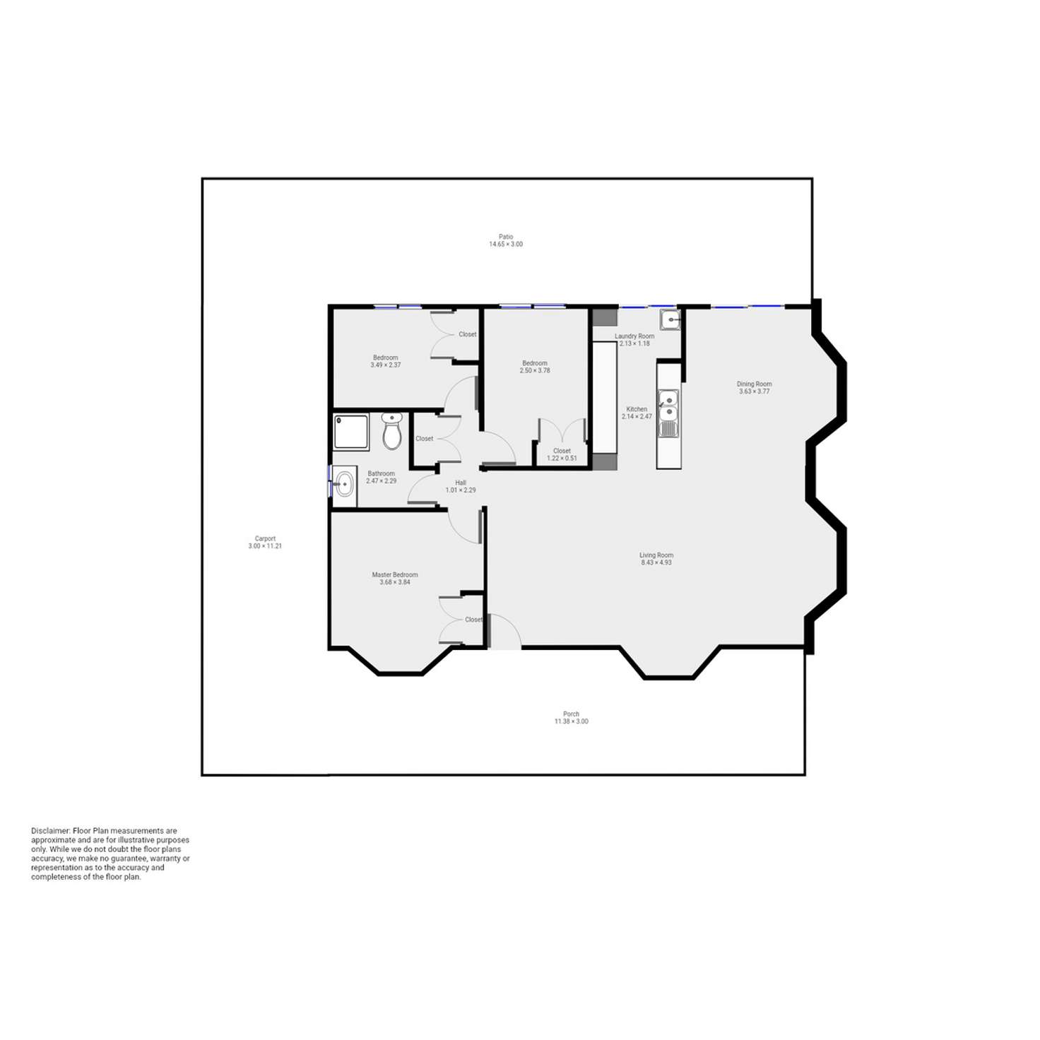 Floorplan of Homely unit listing, 3 Wattlebird Grove, Pemberton WA 6260