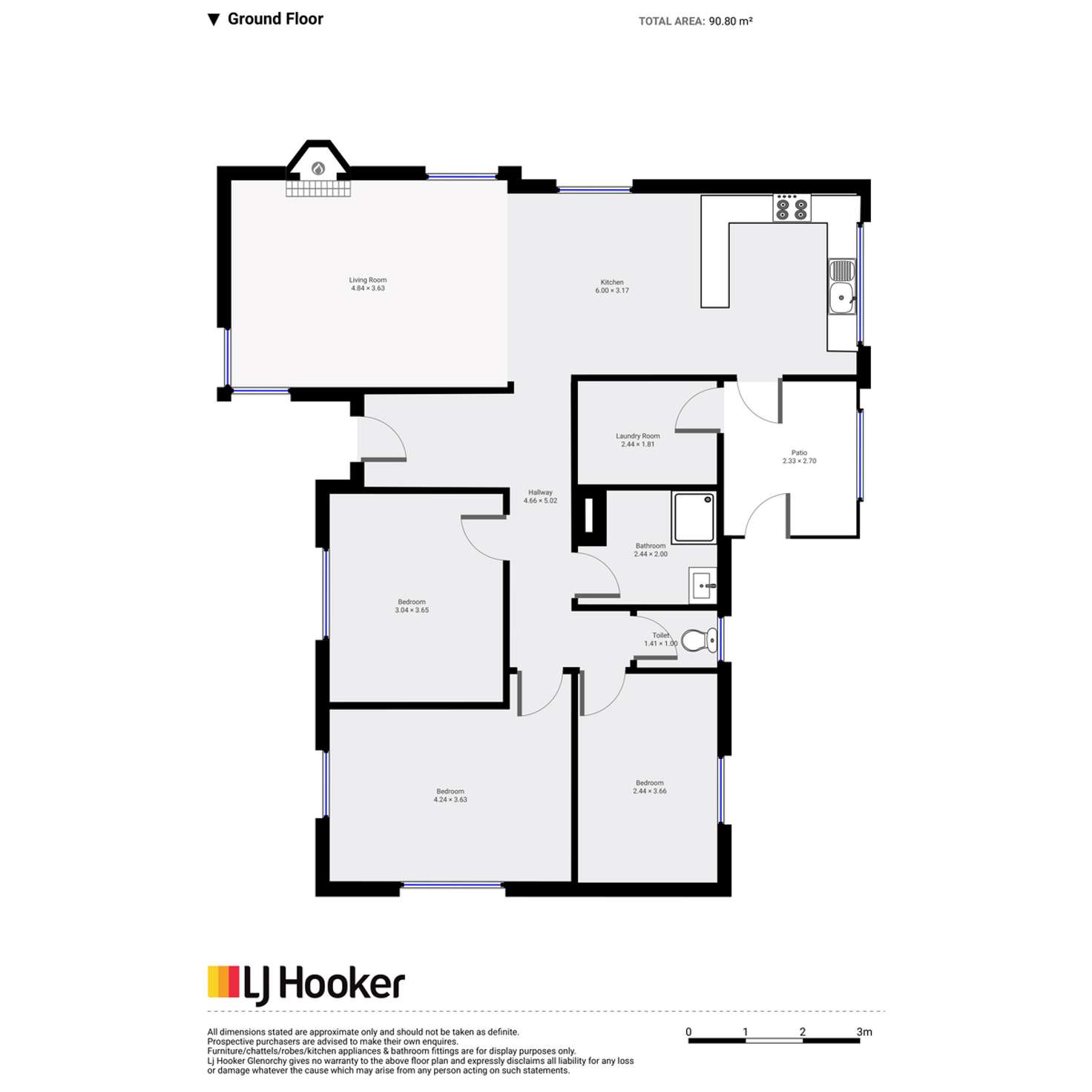 Floorplan of Homely house listing, 44 Norman Circle, Glenorchy TAS 7010