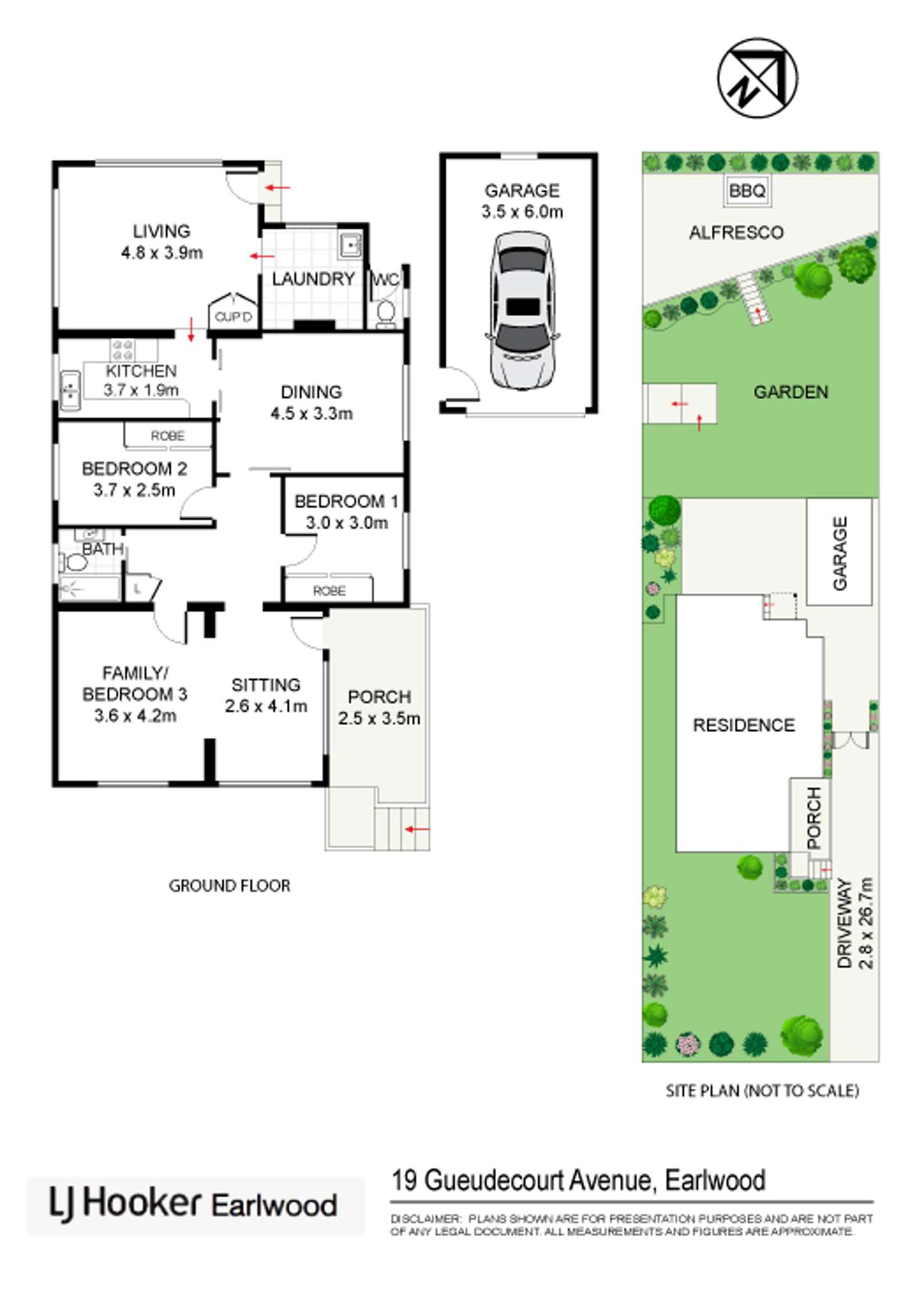 Floorplan of Homely house listing, 19 Gueudecourt Avenue, Earlwood NSW 2206