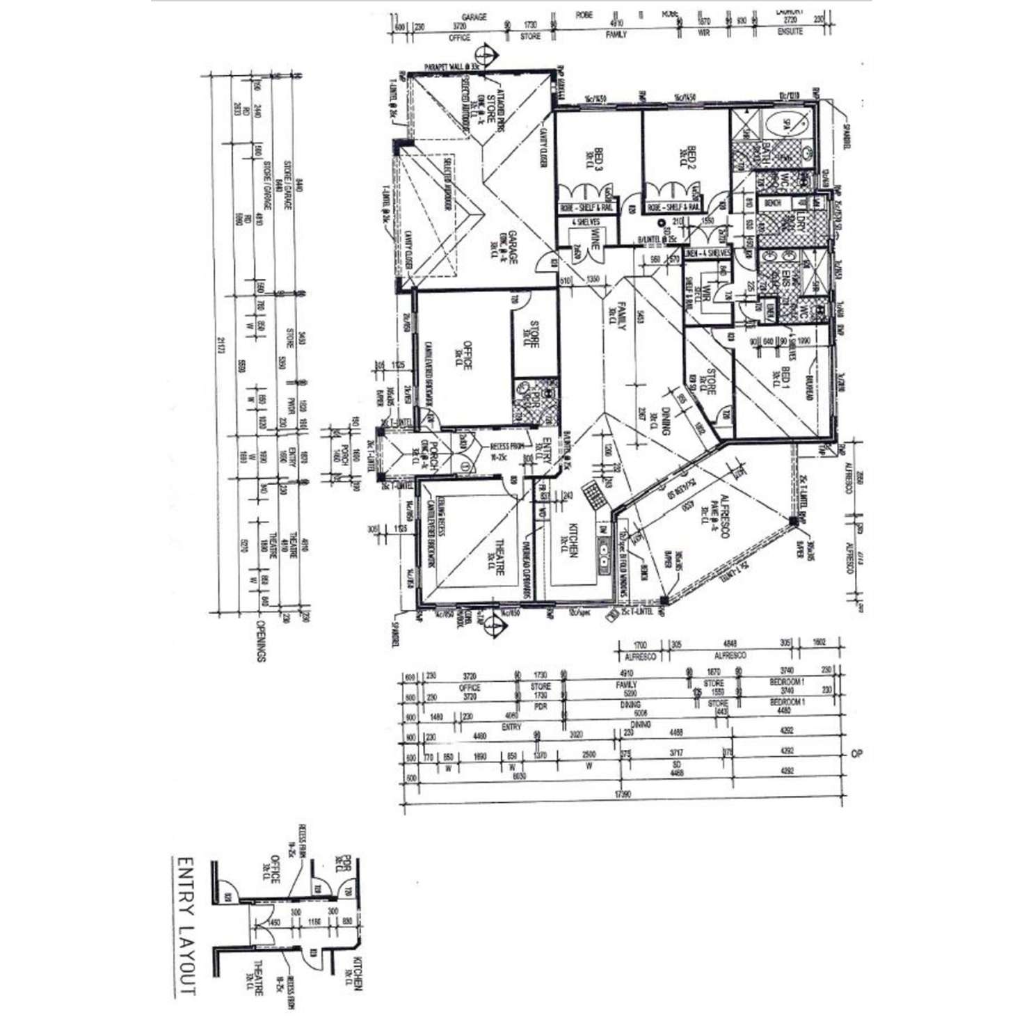 Floorplan of Homely house listing, 17 Russley Grove, Yanchep WA 6035