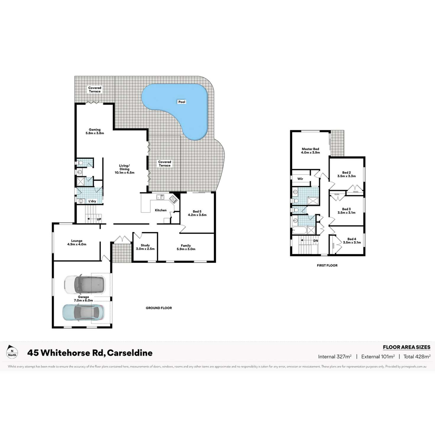 Floorplan of Homely house listing, 45 Whitehorse Street, Carseldine QLD 4034