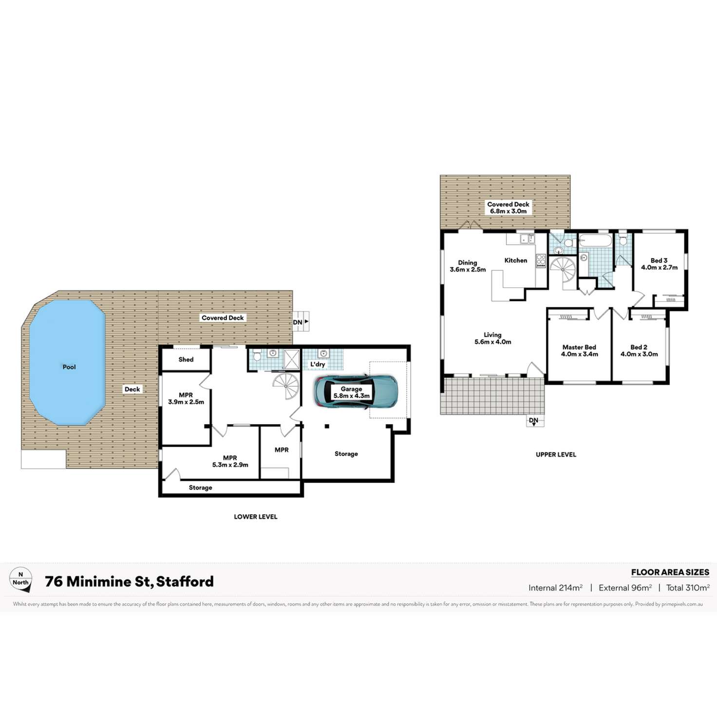 Floorplan of Homely house listing, 76 Minimine Street, Stafford QLD 4053