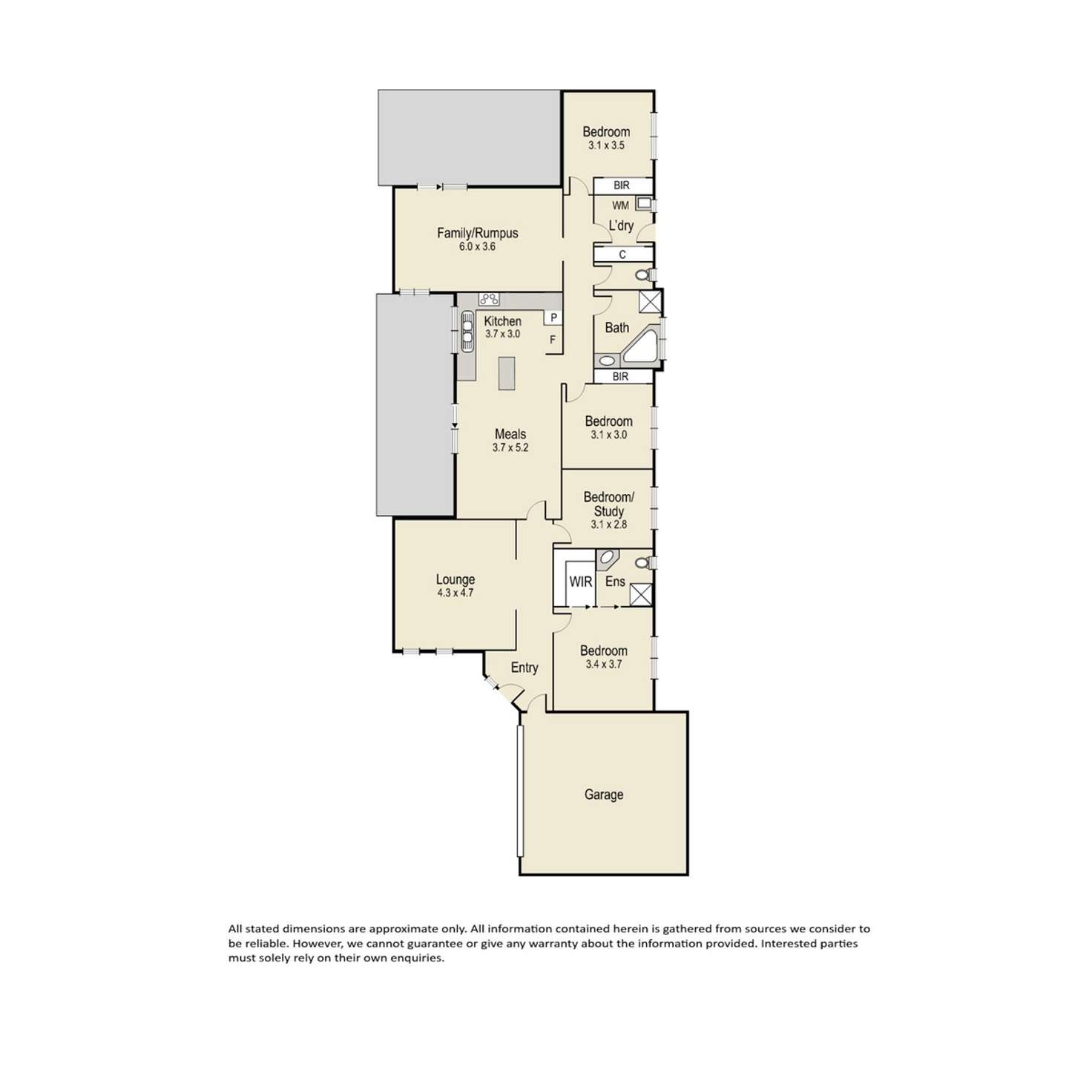 Floorplan of Homely house listing, 12 Hastie Court, Altona Meadows VIC 3028