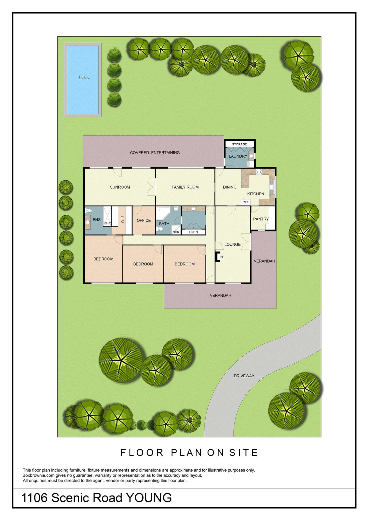 Floorplan of Homely ruralOther listing, 1106 Scenic Road, Young NSW 2594