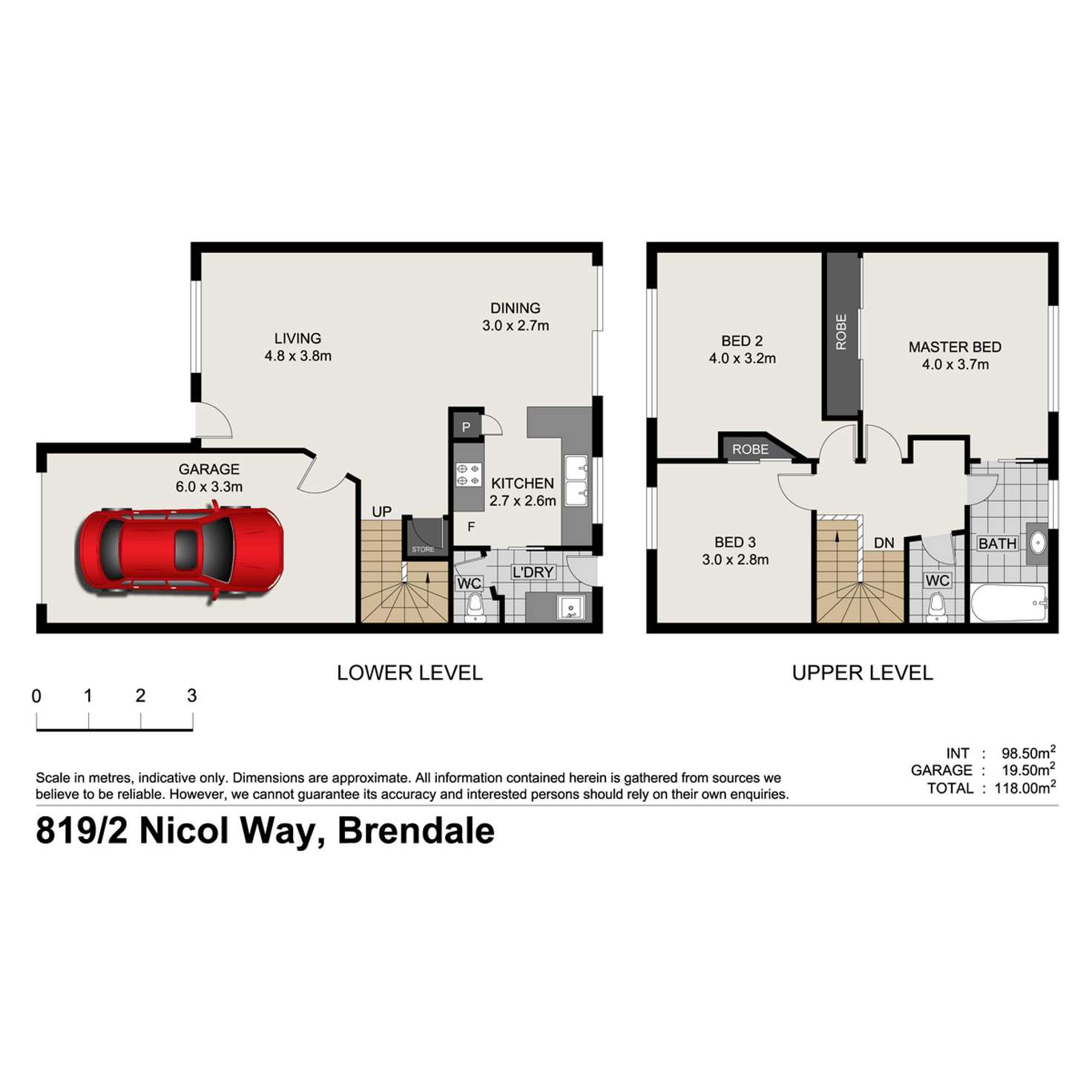Floorplan of Homely house listing, 819/2 Nicol Way, Brendale QLD 4500