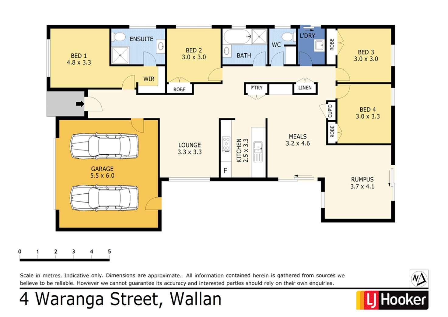 Floorplan of Homely house listing, 4 Waranga Street, Wallan VIC 3756