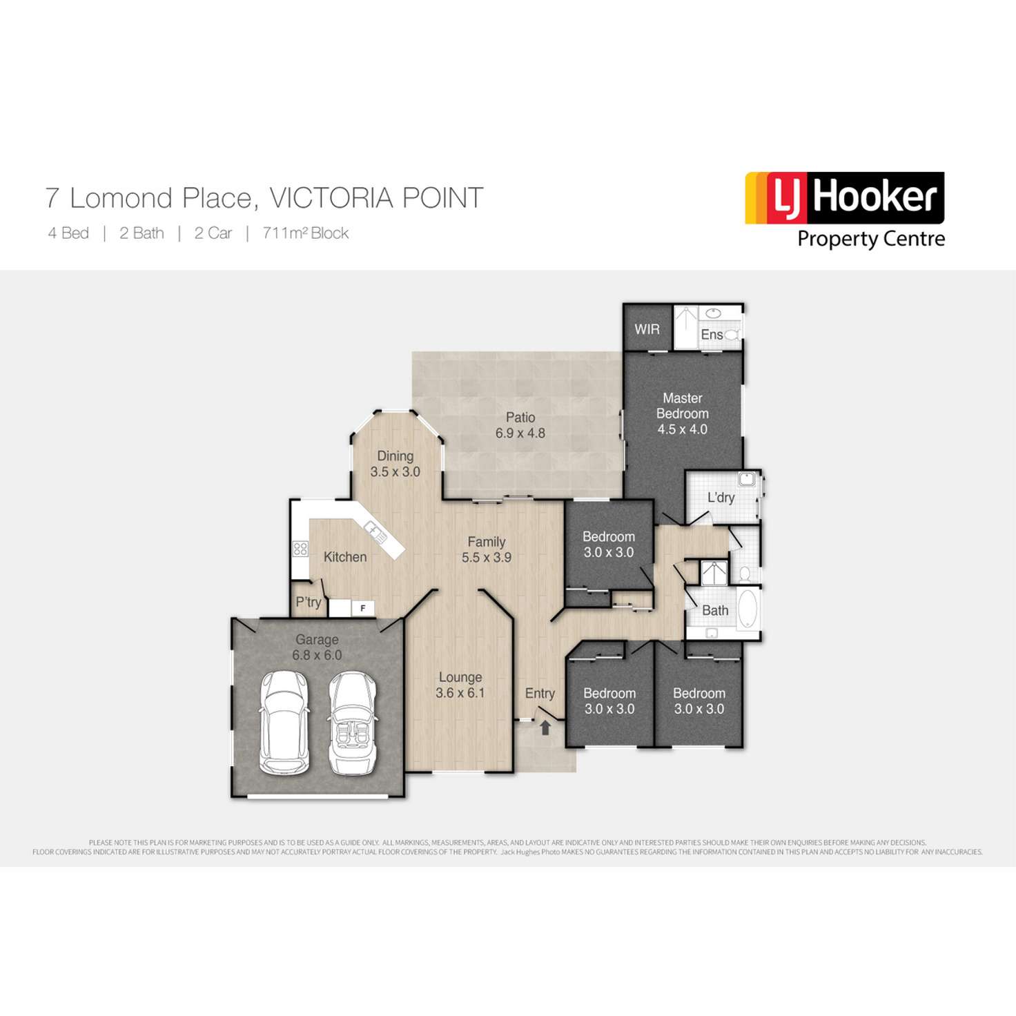 Floorplan of Homely house listing, 7 Lomond Place, Victoria Point QLD 4165