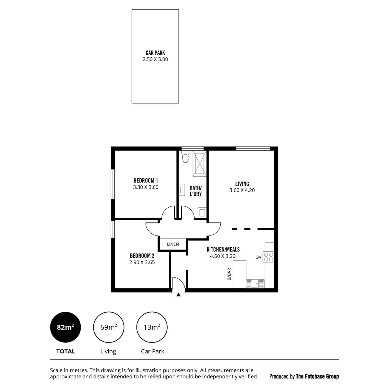 Floorplan of Homely unit listing, 5/317 Portrush Road, Norwood SA 5067