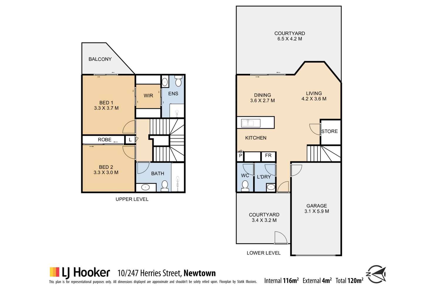 Floorplan of Homely unit listing, 10/247 Herries Street, Newtown QLD 4350