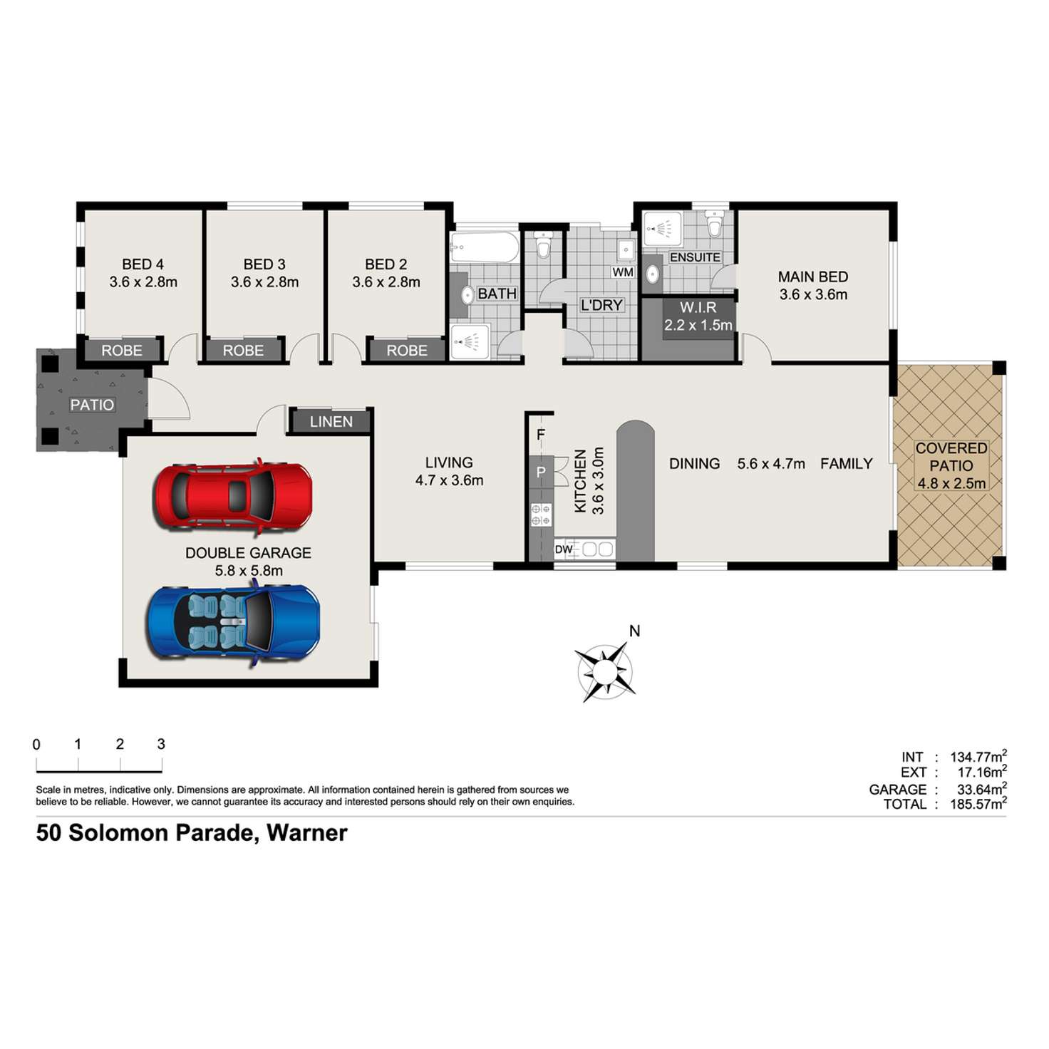 Floorplan of Homely house listing, 50 Solomon Parade, Warner QLD 4500