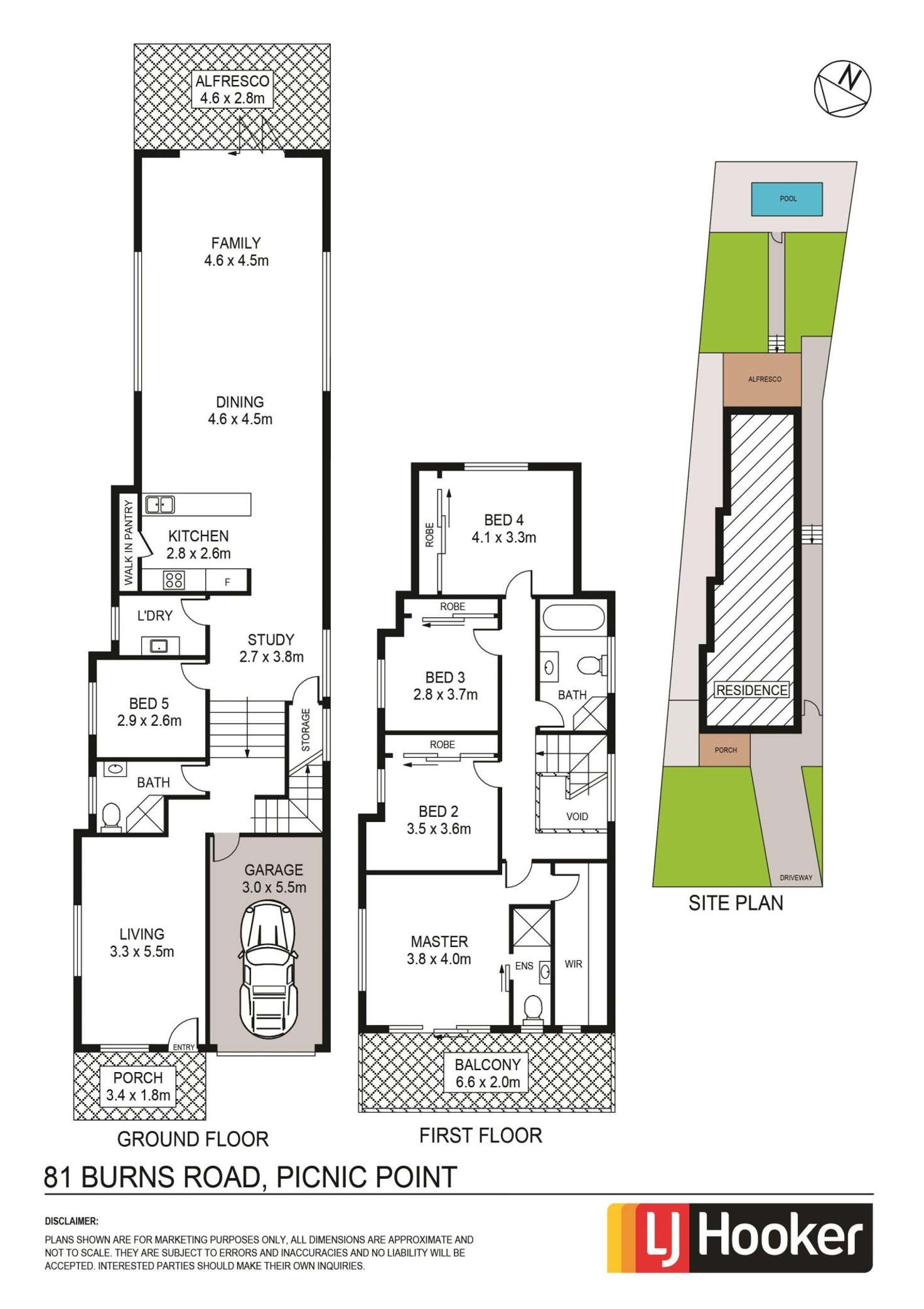 Floorplan of Homely house listing, 81 Burns Road, Picnic Point NSW 2213