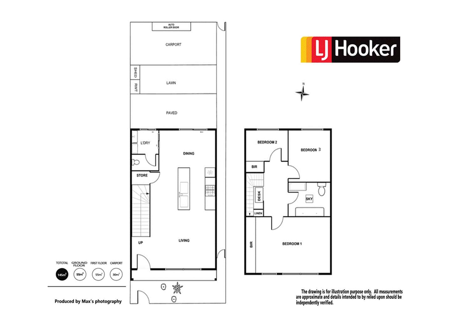 Floorplan of Homely townhouse listing, 5 Kenmair Street, Mansfield Park SA 5012