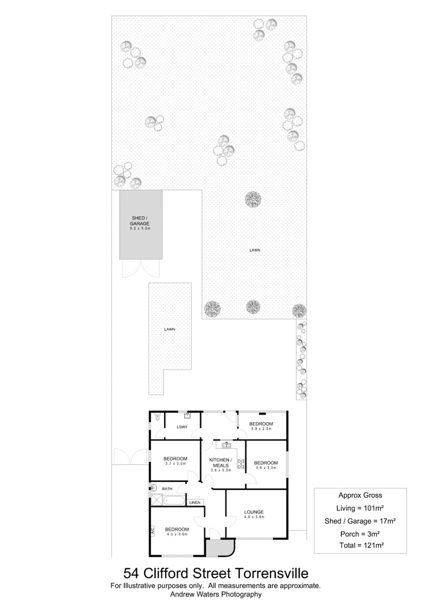 Floorplan of Homely house listing, 54 Clifford Street, Torrensville SA 5031