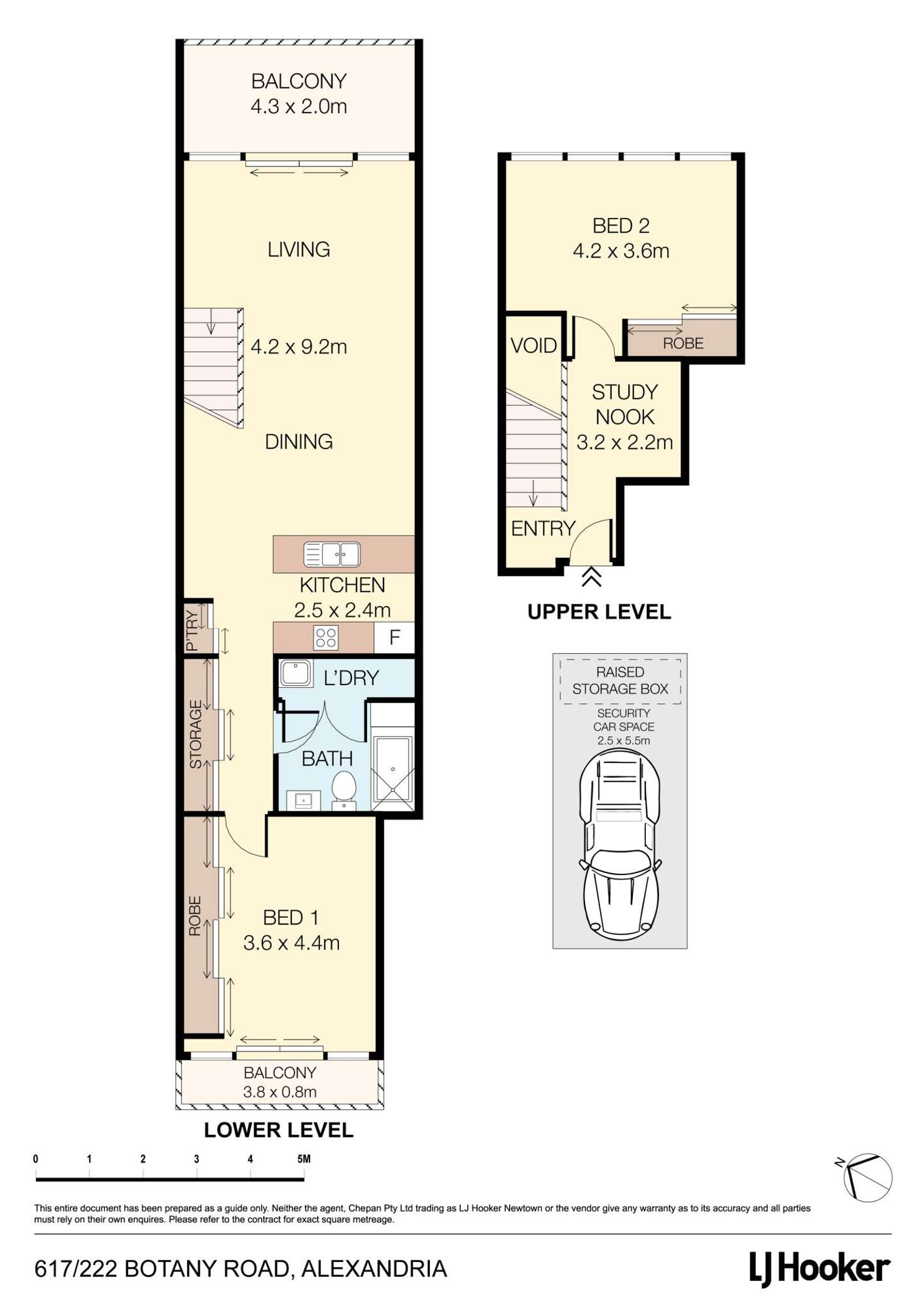 Floorplan of Homely apartment listing, B617/222 Botany Road, Alexandria NSW 2015