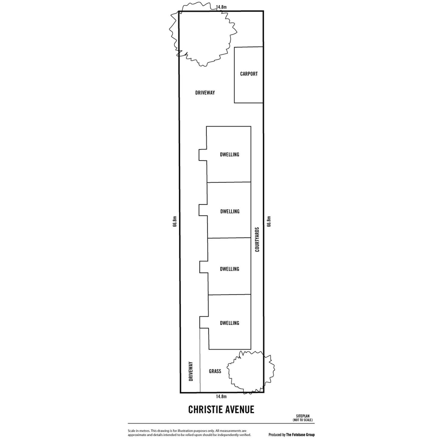 Floorplan of Homely blockOfUnits listing, 1-4/4A Christie Avenue, Toorak Gardens SA 5065