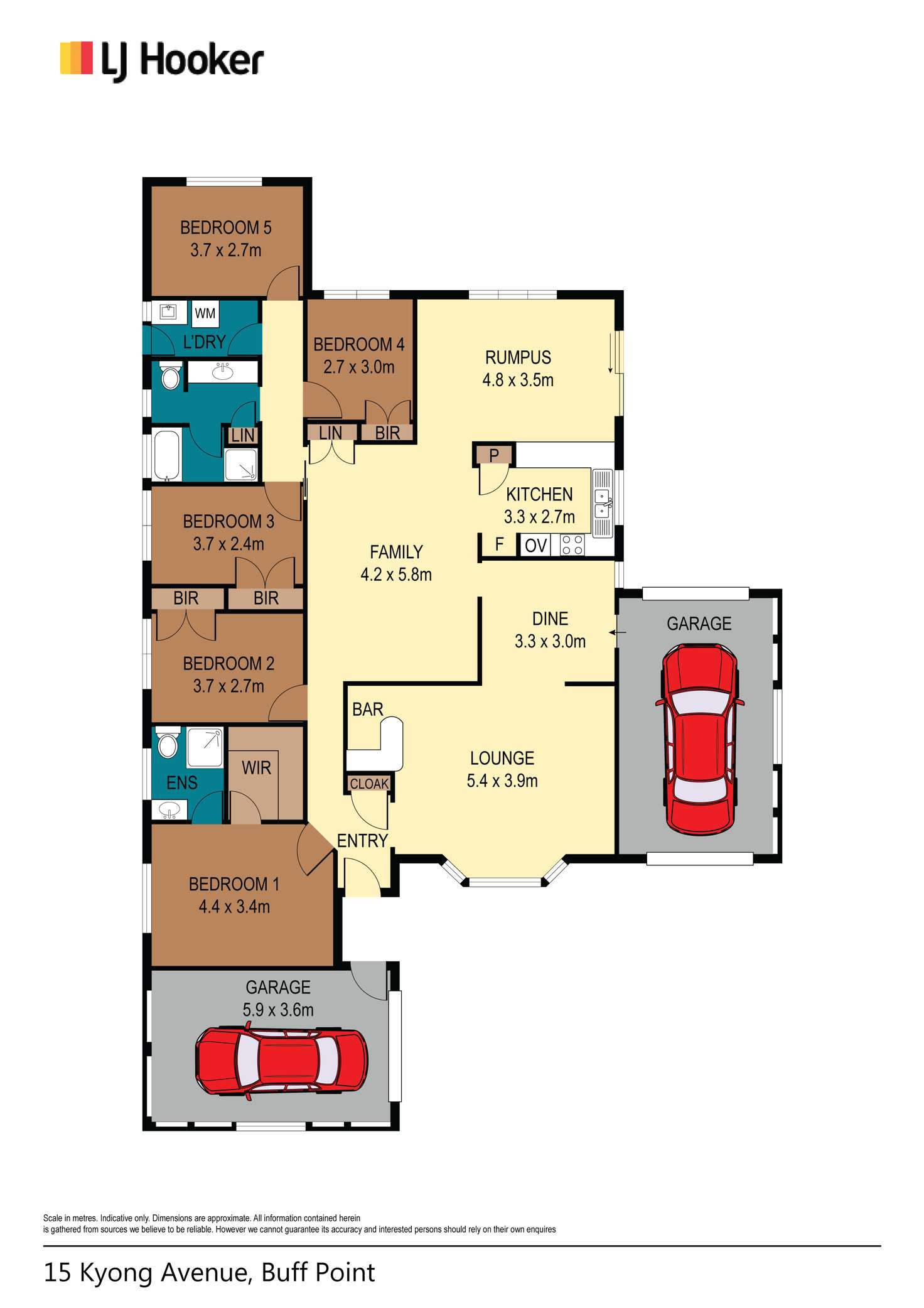 Floorplan of Homely house listing, 15 Kyong Avenue, Buff Point NSW 2262