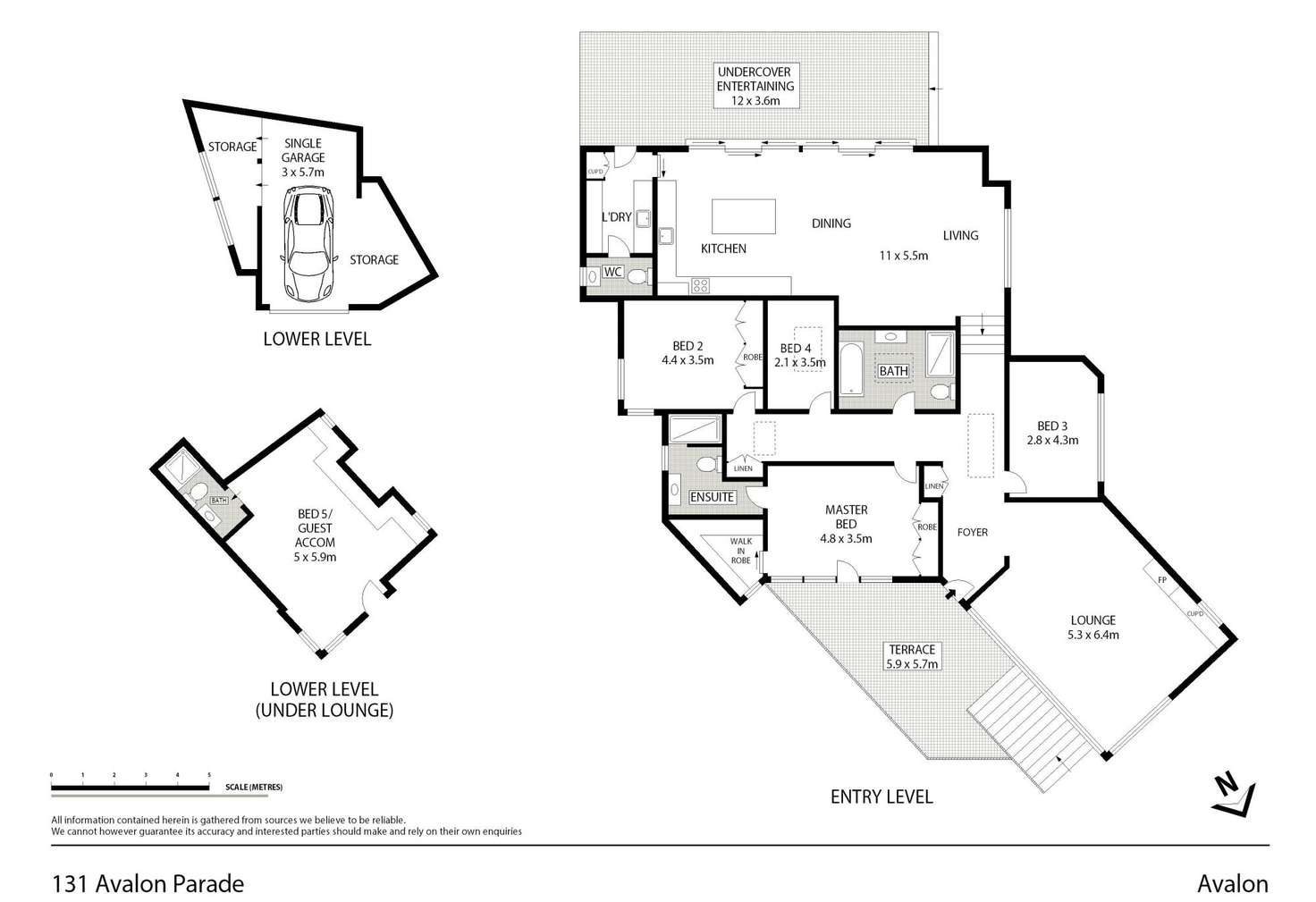 Floorplan of Homely house listing, 131 Avalon Parade, Avalon Beach NSW 2107