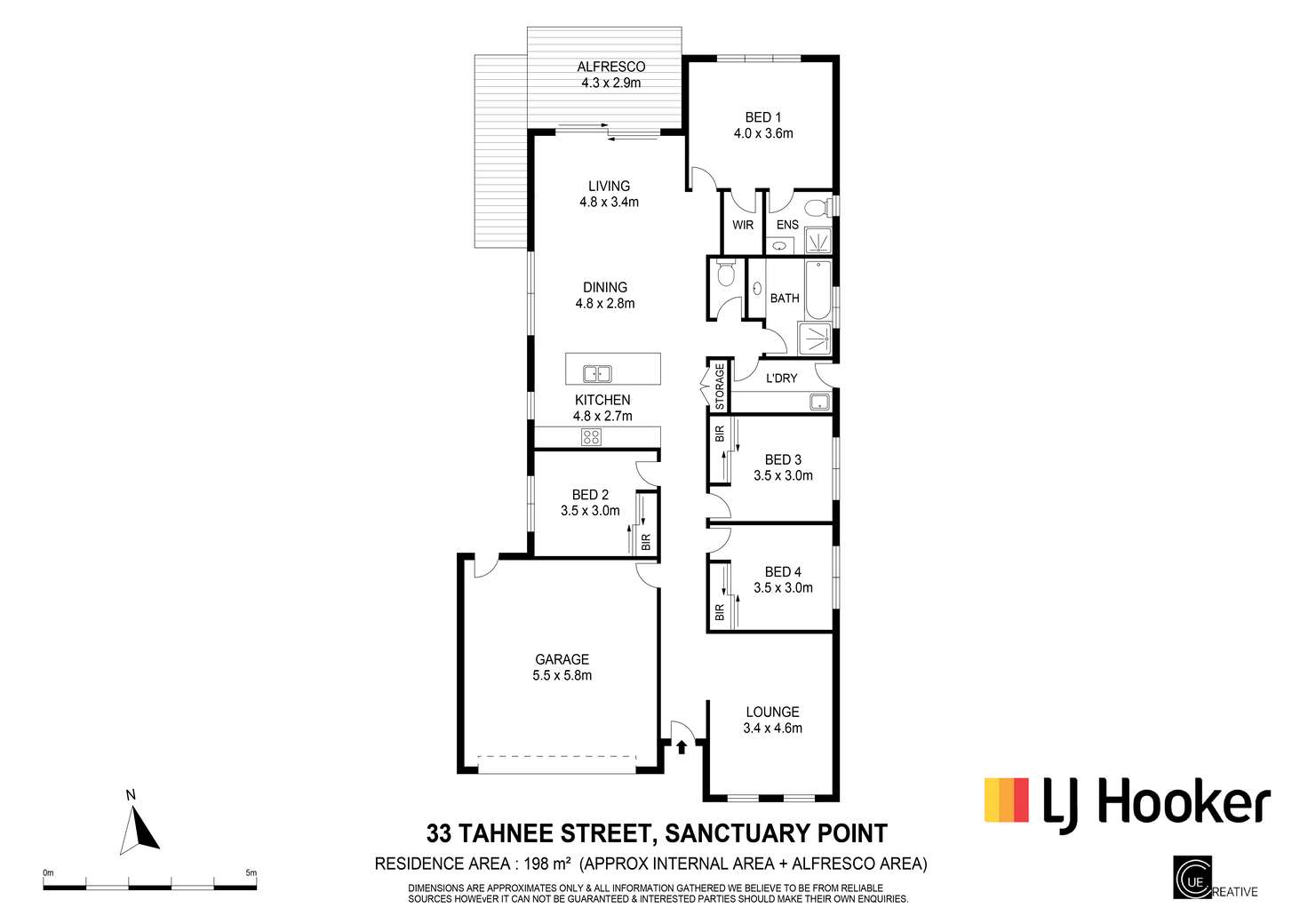 Floorplan of Homely house listing, 33 Tahnee Street, Sanctuary Point NSW 2540