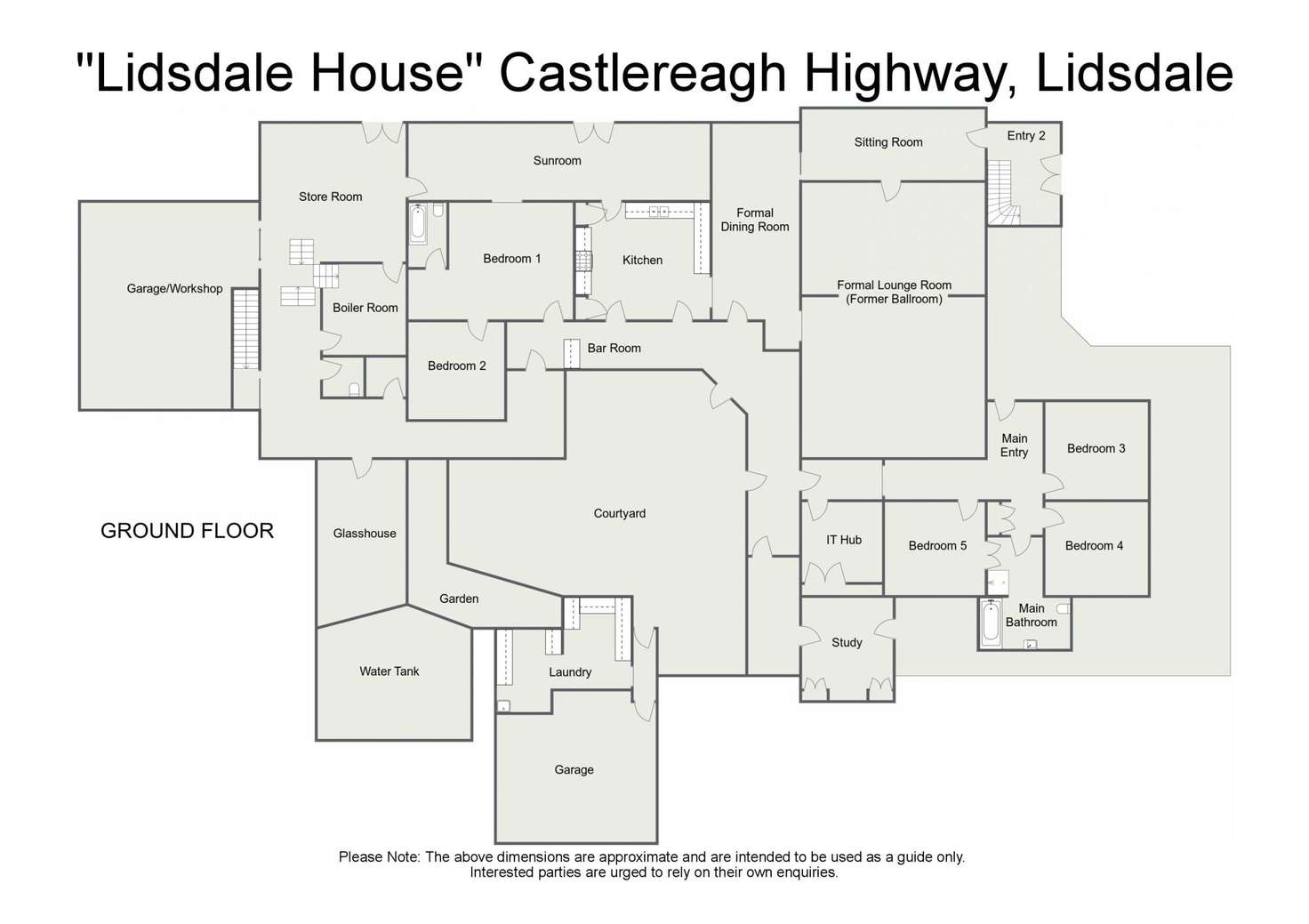 Floorplan of Homely house listing, 1384 Castlereagh Highway, Lidsdale NSW 2790